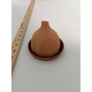 Hearthstone tera cotta 5" garlic dish